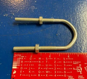 Mástil de antena vintage de lote antiguo GC-Telco 8123 perno en U se adapta a diapositivas de 3/4 pulgadas a 1-3/8 pulgadas - Imagen 1 de 6