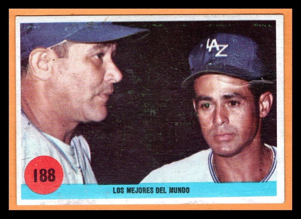 Venezuela Sport Grafico Ovenca 1970 Alfonso Carrasquel / Luis Aparicio #188 - Image 1 of 2