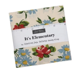American Jane Its Elementary Mini Charm pack for Moda Fabrics - Picture 1 of 2
