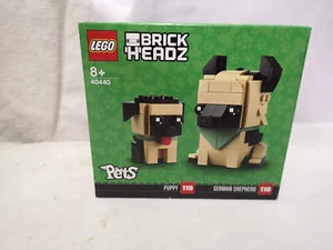 Lego ® Brick Headz- 40440-Le berger allemand-N°118 &119 --neuve scellée - Imagen 1 de 5