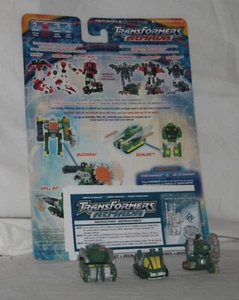 transformers armada minicons buzzsaw dualor drillbit destruction team - Picture 1 of 4