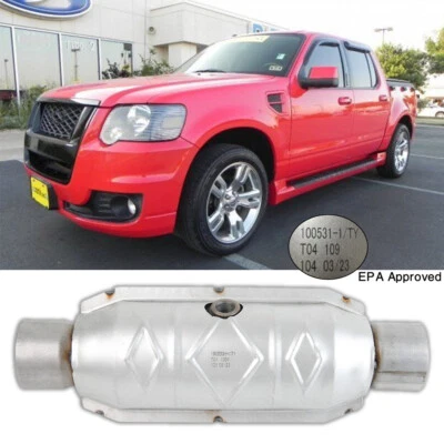 Para 2006-2010 Ford Explorer Sport Trac 4.6L 1PCS 2.5" OD conversor catalítico EPA - Imagem 1 de 4