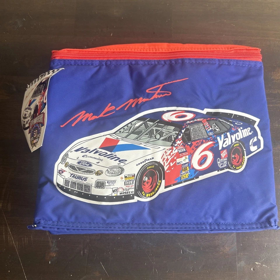 Lancheira NASCAR Vintage Anos 90 Mark Martin Valvoline Racing Isolada Nova Com Etiqueta - Imagem 1 de 4