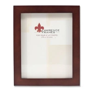 Lawrence 4x5 Wood Picture Frame - Espresso (Same Shipping Any Qty) - Picture 1 of 3
