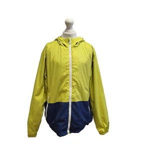 Gap Yellow & Blue WindBreaker Hooded Sports Jacket Uk Boys Size 2XL CC441 - Picture 1 of 5