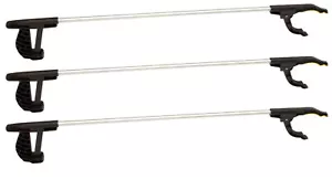 3 x Alu Greifer Müllzange Greifarm Greifzange Müllzange Müllsammler 76cm Magnet - Bild 1 von 3