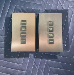 Vantage Keypads w/4 Black Buttons - Picture 1 of 7