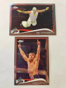 2014 Topps WWE Chrome Lot - Daniel Bryan & Rey Mysterio - Picture 1 of 4