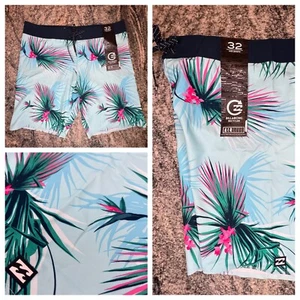 Billabong Sundays Airlite Board Shorts Mens Size 32 Swim Surf Sky Blue STRETCH - Picture 1 of 10