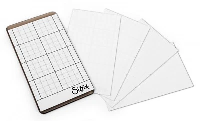Sizzix Sticky Grid Sheets 5pk #663534 Retail $4.99 2 1/2" x 4 1/2" Tim Holtz - Image 1 of 4