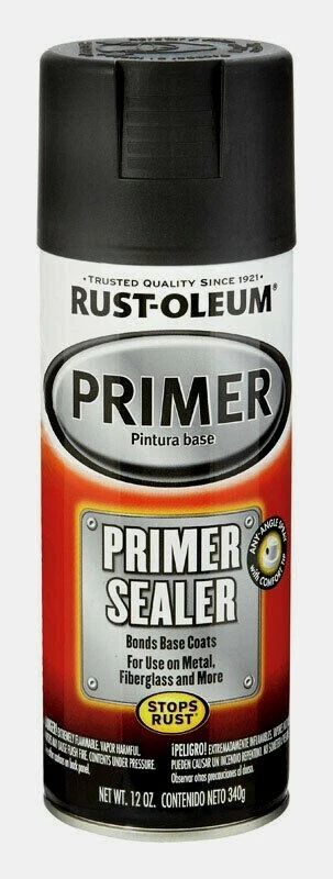 Sellador de imprimación Rust-Oleum 12 oz. Metal de secado rápido liso gris automotriz 249321 Foto 1 de 1