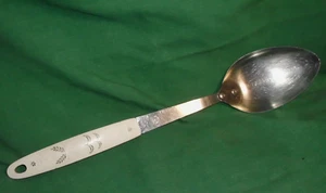 VTG FLINT ARROWHEAD Harvest Harvest Stainless Large Serving Spoon USA Utensil - Picture 1 of 6