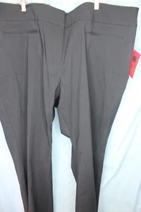 Lane Bryant Lafayette Pants Women's 10PX30 Black Stretch Fabric NWT - Picture 1 of 14
