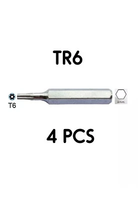 4X T6 Torx TR6 TS6 Security Screwdriver Micro Bits Open for Mac mini System 4 - Image 1 of 2