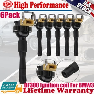 6X Ignition Coils UF300 For BMW 323i 325i 328i 330i 525i 528i 530i M3 M5 E46 E39 - Picture 1 of 12