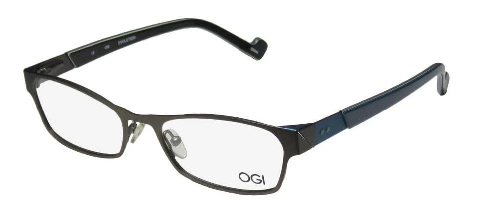 OGI 3065 EYEGLASSES 52-17-135 RECTANGULAR MULTI-COLOR METAL & PLASTIC