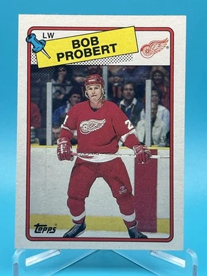 1988-89 Topps Bob Probert #181 Rookie RC - Image 1 of 2
