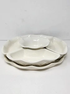 Princess House Botanero Marbella de 6 piezas 6 Piece Serving Set Bowls Platter - Picture 1 of 12