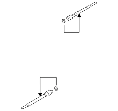 Genuine Mazda Inner Tie Rod GJ6E-32-24X - Image 1 of 2