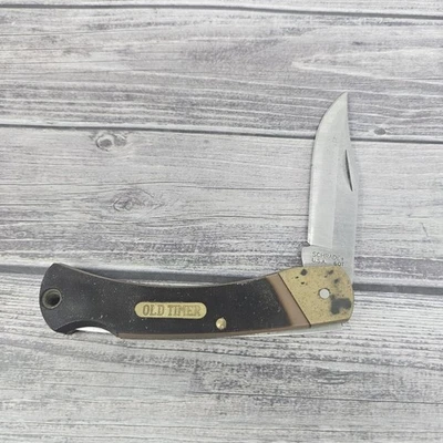 Navaja de Bolsillo Plegable Schrade Old Timer 60T Bloqueo Hecha en EE. UU. Foto 1 de 4