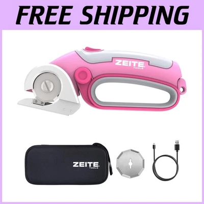 Tijeras eléctricas inalámbricas con 2 cuchillas - rosa Foto 1 de 4