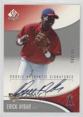 2006 SP Authentic Rookie Authentic Signatures /399 Erick Aybar #230 Auto - Image 1 of 2