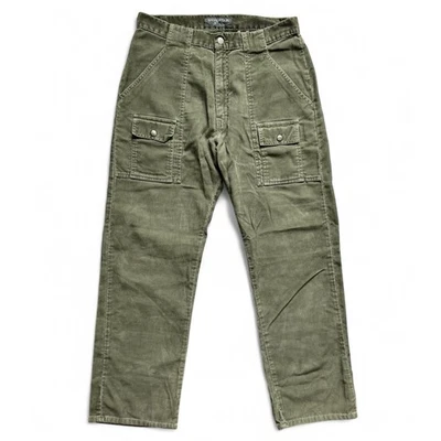 Pantalones de pana vintage Y2K Levi's Silver Tab Oliver verde W 34 L 32 patinador años 90 Foto 1 de 4