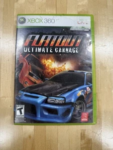 Flatout: Ultimate Carnage (Microsoft Xbox 360) CIB - Tested & Works - Ships Free - Picture 1 of 4