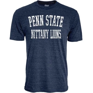 Men's Penn State Nittany Lions T Shirt Tri-Blend Team Color, Penn State Nitta... - Picture 1 of 4