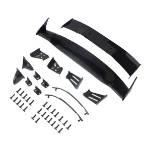 Plastic Rear Spoiler Tail Wing Replacement for 1/10 Universal Flat Car DIY - Picture 1 of 6