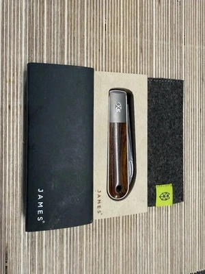 James Brand Wayland Rosewood Stainless Steel Folding Pocket Knife - Image 1 of 4