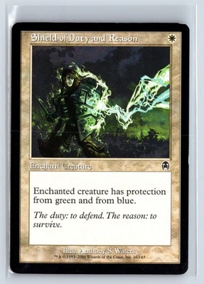 (3x) SHIELD OF DUTY AND REASON - Apocalypse – MTG Magic the Gathering Card - Image 1 of 4