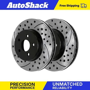 Front Coated Disc Brake Rotors Set for Dodge Challenger 2006-2023 Charger - Picture 1 of 7