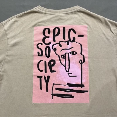 Camisa Zara Para Hombre Mediana Épica Sociedad Cultura Arte Creativo Gráfico Manifiesto Riesgo Foto 1 de 4
