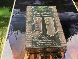 R4I Zubehör Castle Keep Würfelturm mit Turn Tracker SW (Neu) - Bild 1 von 2