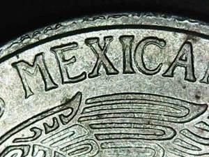 Die Clash - Die Chip and Doubling in one peso Morelos 1981 Moneda con error - Picture 1 of 18