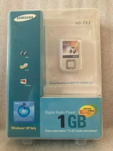 SAMSUNG YP-T7J PORTABLE DIGITAL MUSIC MP3 Player 1 GB **SEALED** *VERY RARE* - Picture 1 of 7