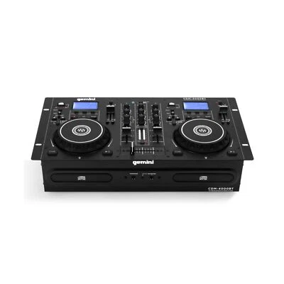 Gemini Sound CDM-4000BT: All-in-One DJ CD Player & Mixer Combo with Bluetooth... - Image 1 of 4
