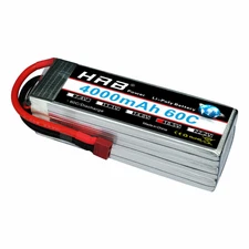 HRB 4000mAh 5S 18.5V Lipo Battery 60C Deans for RC FPV Car Truck Buggy