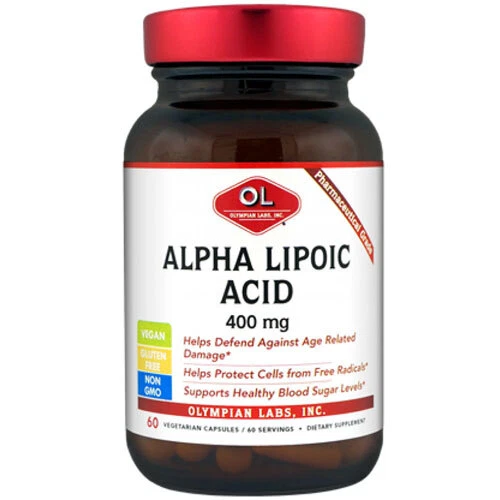 Ácido alfa lipoico 400 mg 60 cápsulas de Olympian Labs Foto 1 de 1