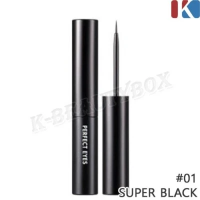 TONYMOLY Perfect Eyes Super Proof Eyeliner #01 Super Black 6ml Liquid eyeliner - Image 1 of 4