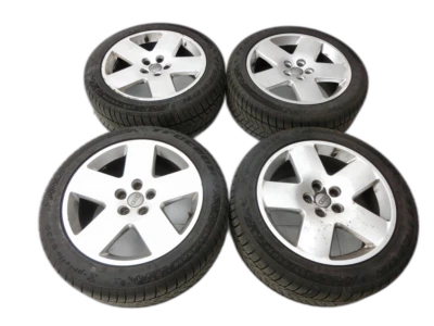 4x Kompletträder Alu Winterreifen 255/45R18 5X112 6.4-6.8mm für A8 D3 4E qu - Bild 1 von 4