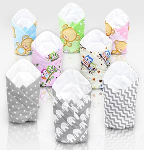 Baby Swaddle Wrap Newborn Infant Bedding Blanket Cotton Cotton Wrap - Picture 1 of 25