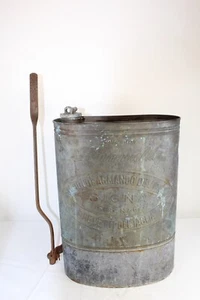 Antiguo Extintor de Incendios Angiolo e Armando Del Taglia Italia Cobre VACÍO Signo - Imagen 1 de 22