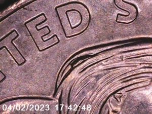 2022-P Wilma Mankiller Quarter Error -Die Chip Error - Picture 1 of 14