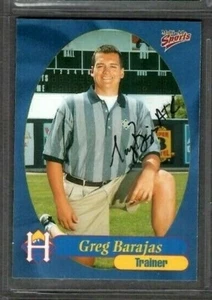 1999 Multi-Ad Sports #4 Greg Barajas Trainer Baseball Card signed autograph - Picture 1 of 2