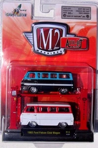 M2 MACHINES AUTO LIFT R14 1965 FORD FALCON CLUB WAGON LIMITED EDITION 1:64 - Picture 1 of 4