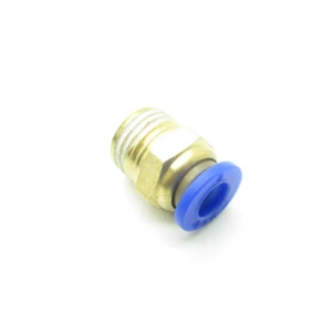 5 X Pneumatic Solenoi Valve Connector 1/4" to 6mm Air Tube Quick Push In fitting - Picture 1 of 7