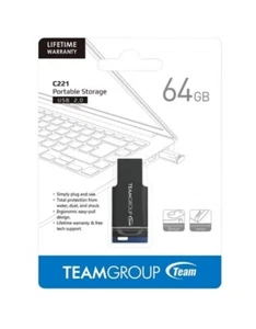 Team Group 64GB C221 USB 2.0 Flash Drive (TC22164G01) - Picture 1 of 3