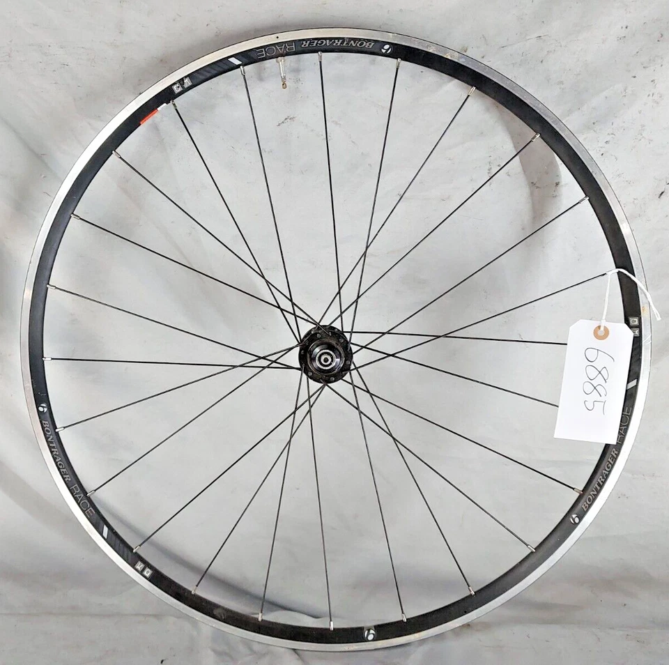 Переднее колесо дорожного велосипеда Bontrager Race TLR Racing 700c 100 мм черное 24S грузоотправитель США - Изображение 1 из 4